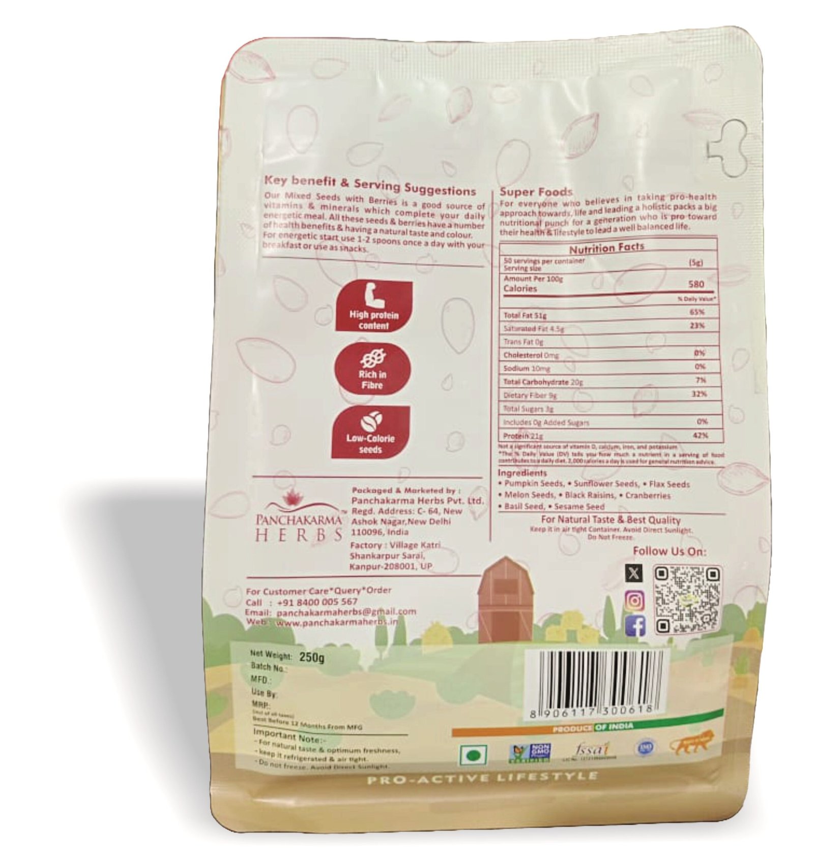 Mixed Seeds with Berries